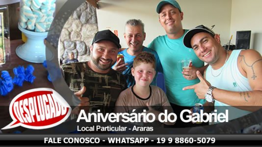 03/02/2018 - Aniversário do Gabriel