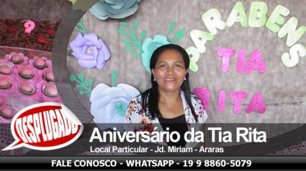 15/12/2018 - Aniversário da Tia Rita